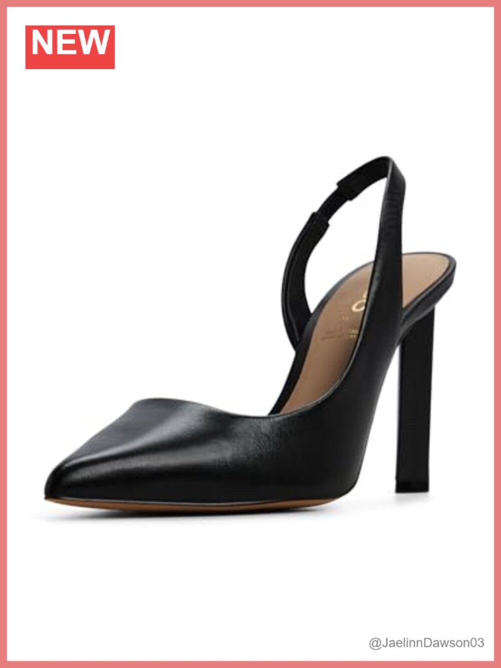 Women's Leather Stiletto Heel Pumps, 3.75" Heel, Flexible Comfort